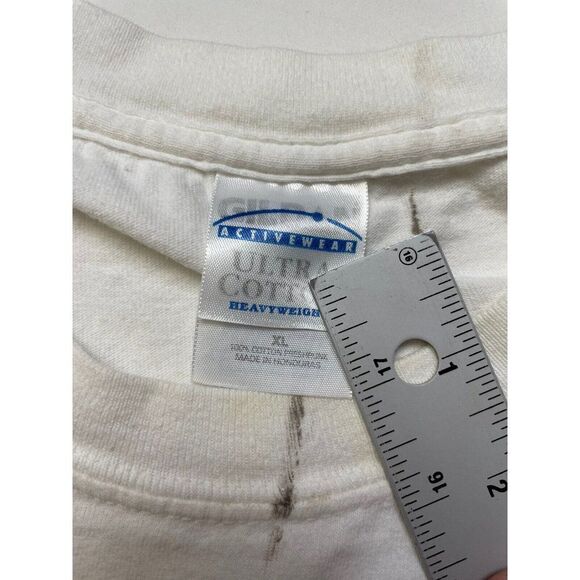 VINTAGE Captain Morgan Spiced Rum 2004 Promo Graphic T-shirt Men XL White - Picture 10 of 11